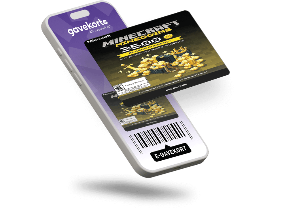 Minecraft MineCoins - 3500 Gavekort